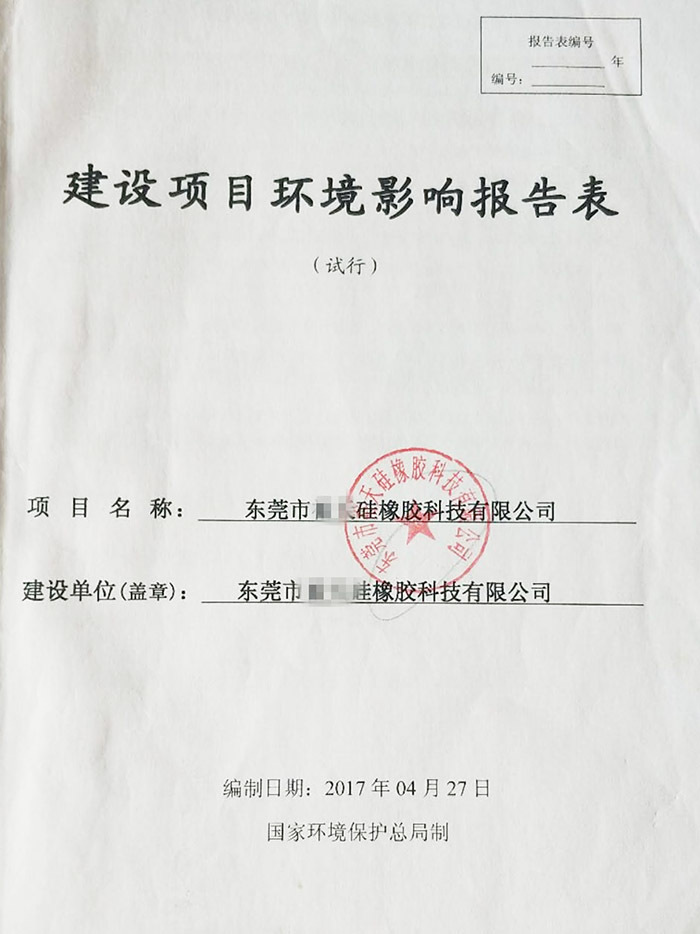 某公司環評（píng）報告表